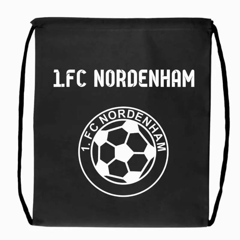 1.FC Nordenham Fan Turnbeutel Schwarz