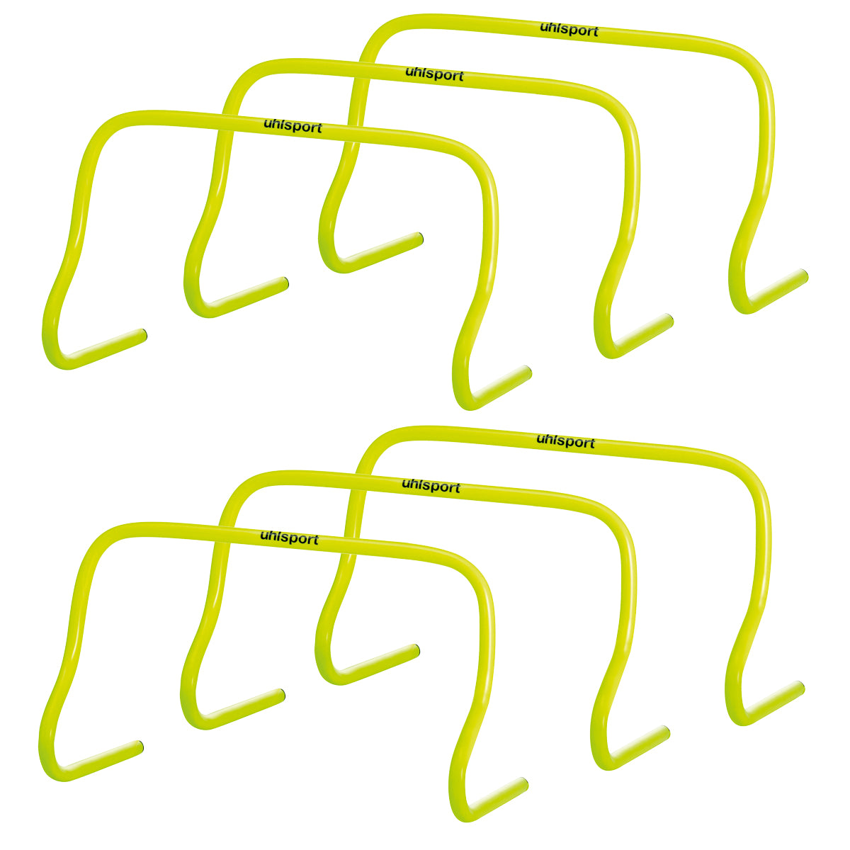 UHLSPORT Hürdenset 30 Cm (6Er Pack) Unisex Gelb