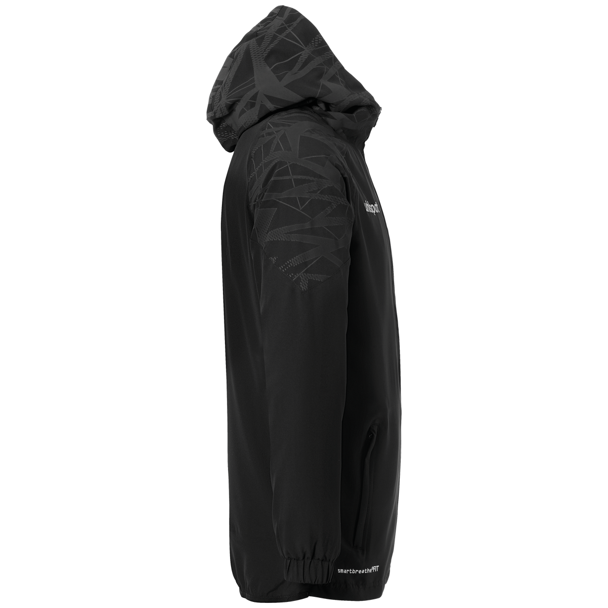 uhlsport Goal 25 Evo Woven Hood Jacket Kind (schwarz/anthra)