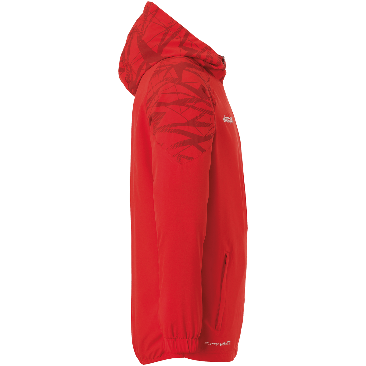 uhlsport Goal 25 Evo Woven Hood Jacket Kind (rot/weiß)