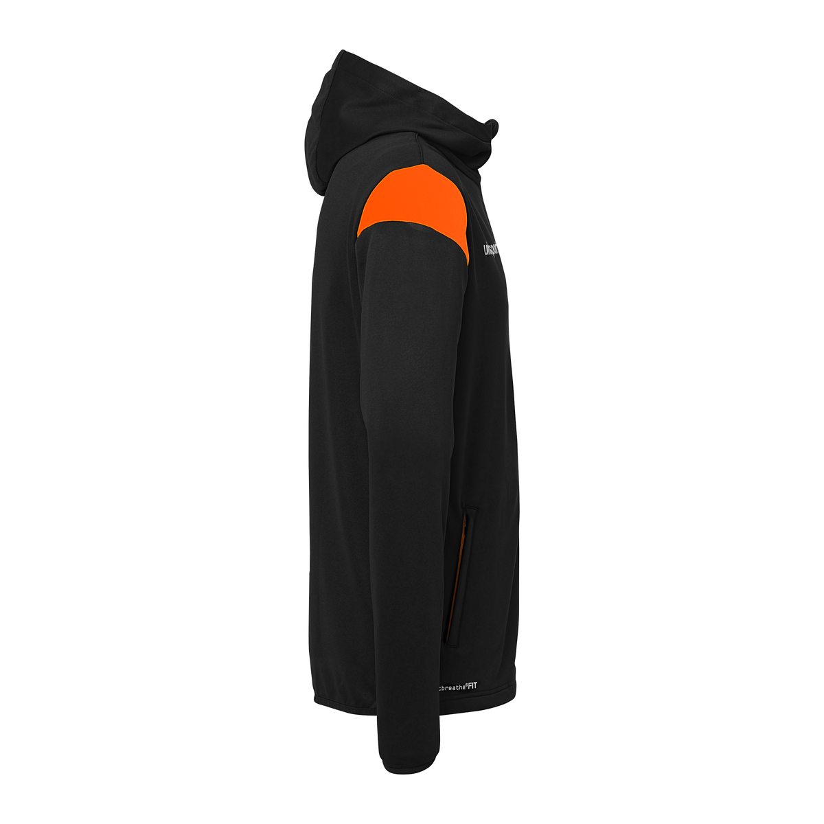 uhlsport Squad 27 Track Hood Jacke Kind (schwarz/fluo orange)