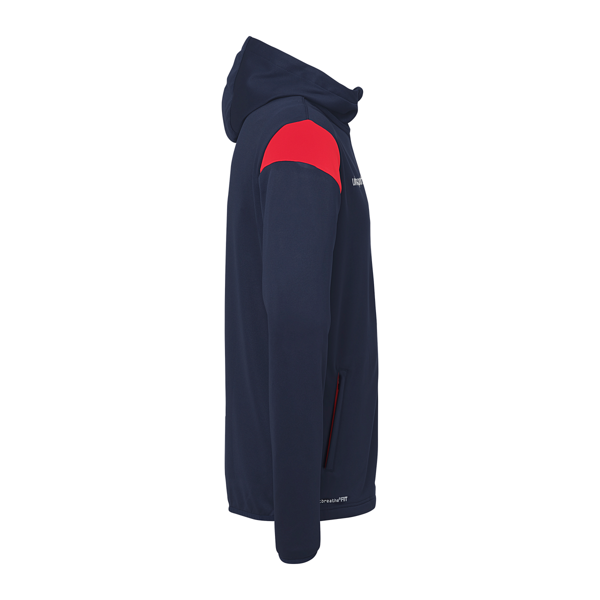 uhlsport Squad 27 Track Hood Jacke Kind (marine/rot)