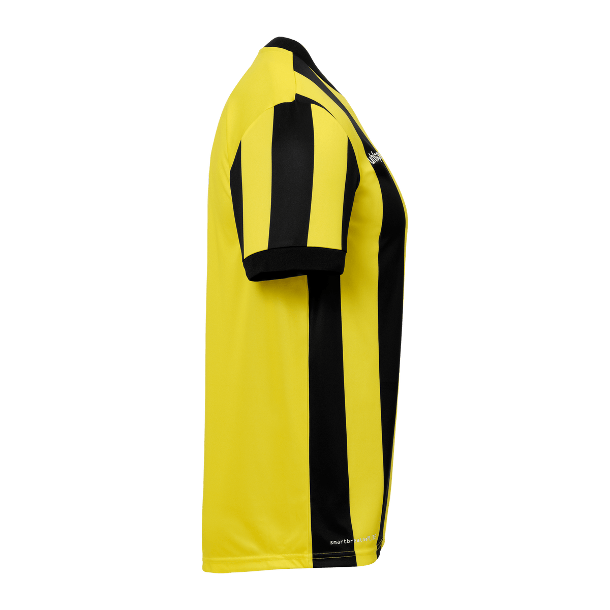 uhlsport Retro Stripe Shirt Kurzarm Kind (schwarz/limonengelb)