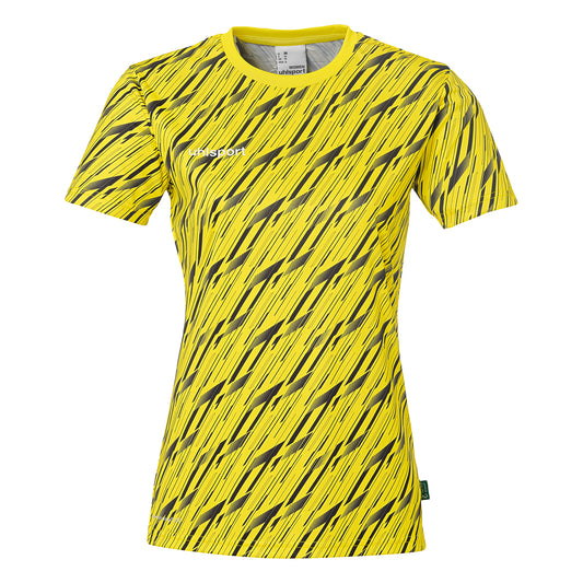 UHLSPORT Progressive 28 Shirt Kurzarm Damen Damen Gelb
