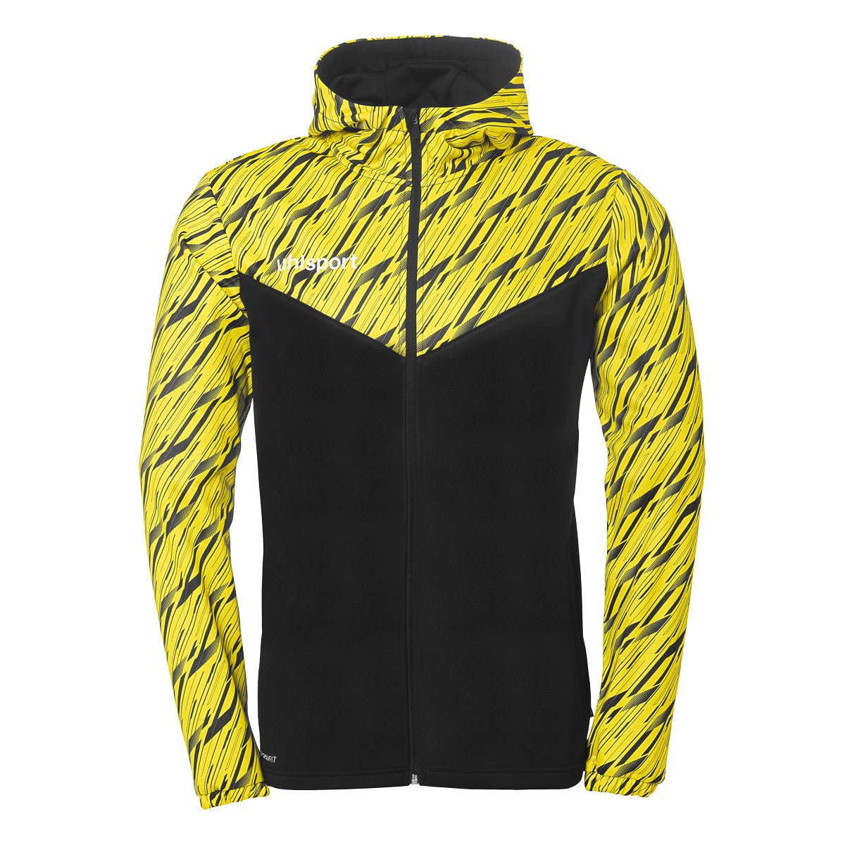 UHLSPORT Progressive 28 Multi Hood Jacke Herren Schwarz