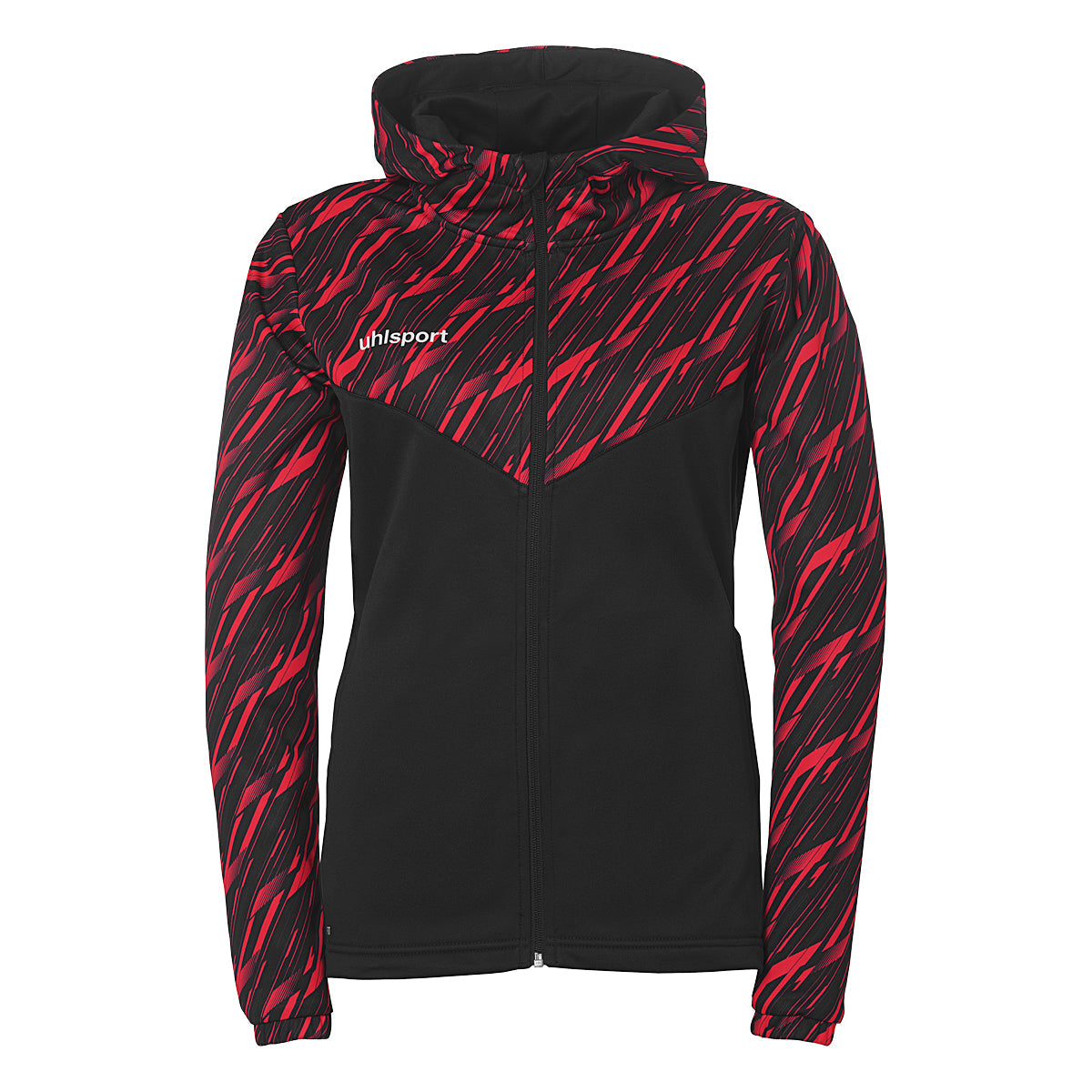 UHLSPORT Progressive 28 Multi Hood Jacke Damen Schwarz