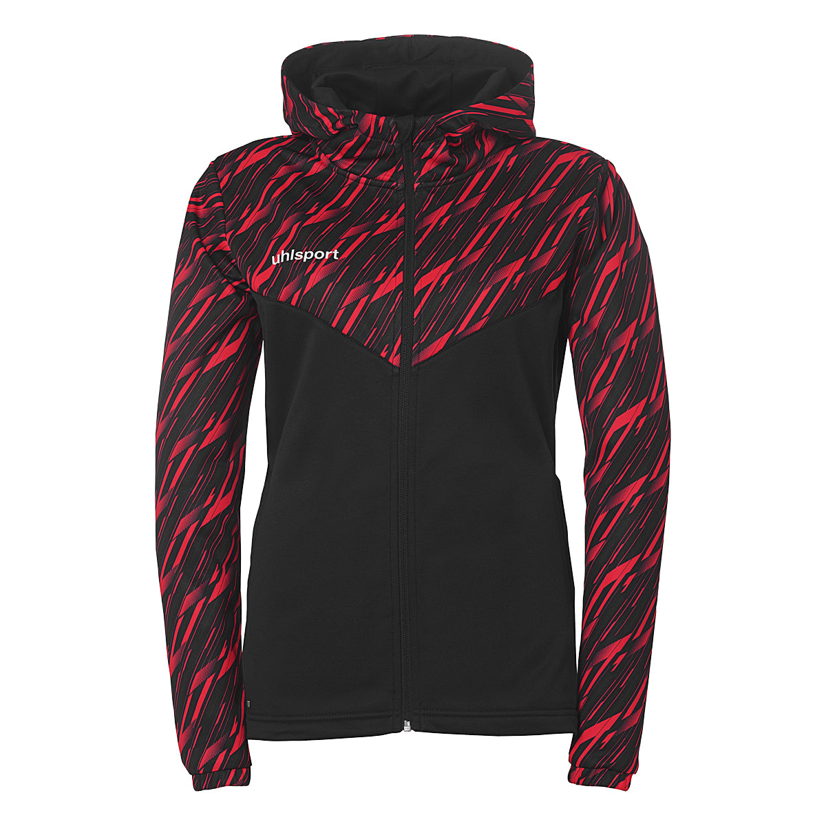 UHLSPORT Progressive 28 Multi Hood Jacke Damen Schwarz