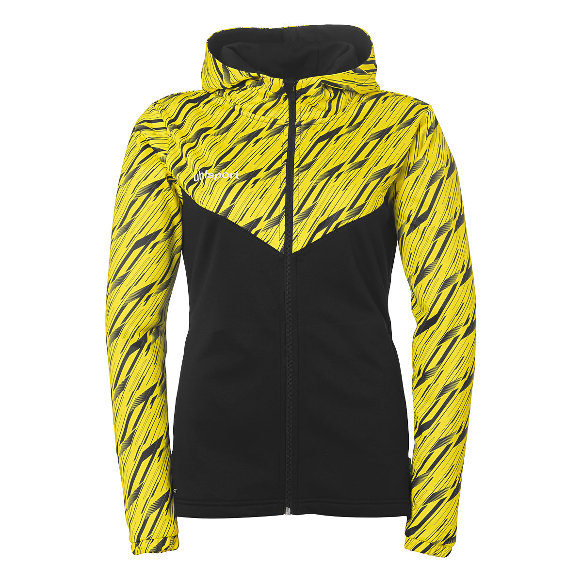 UHLSPORT Progressive 28 Multi Hood Jacke Damen Schwarz