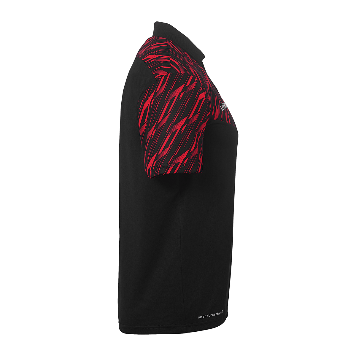 uhlsport Progressive 28 Polo Shirt Kind (schwarz/rot)