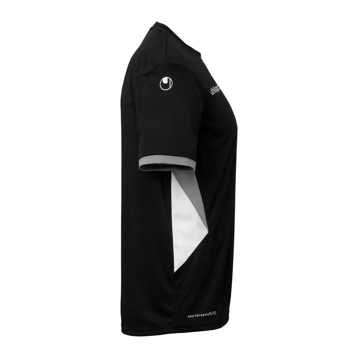 uhlsport Equipe 29 Shirt Kurzarm (schwarz/weiß/steingrau)