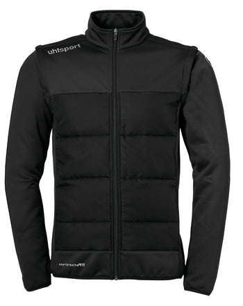 UHLSPORT Essential Multi Jacket With Rem. Sleeves Herren Schwarz