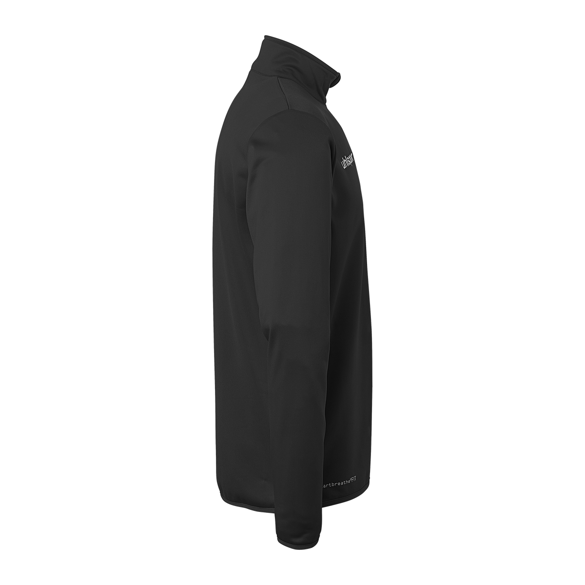uhlsport Essential 1/4 Zip Top Kind (schwarz/weiß)