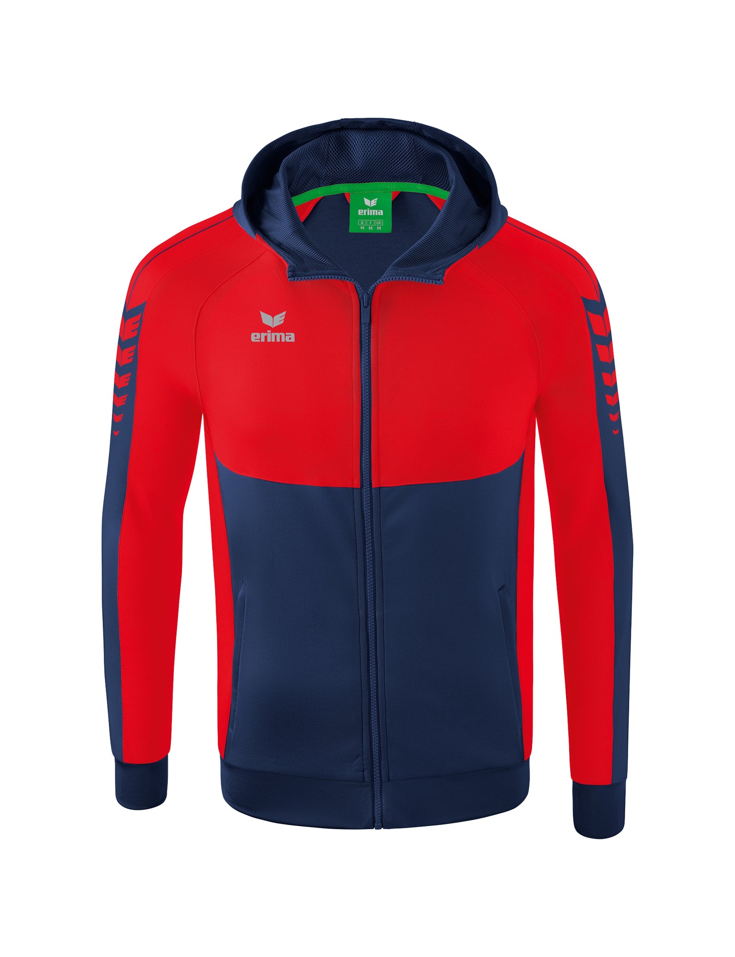 ERIMA Six Wings Trainingsjacke mit Kapuze Unisex Blau
