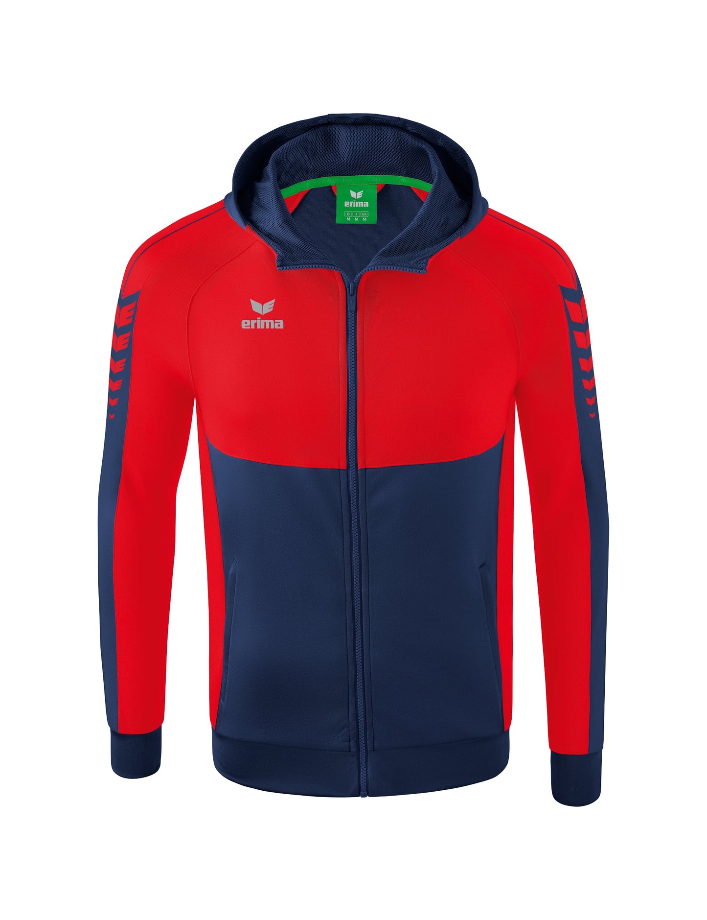 ERIMA Six Wings Trainingsjacke mit Kapuze Unisex Blau