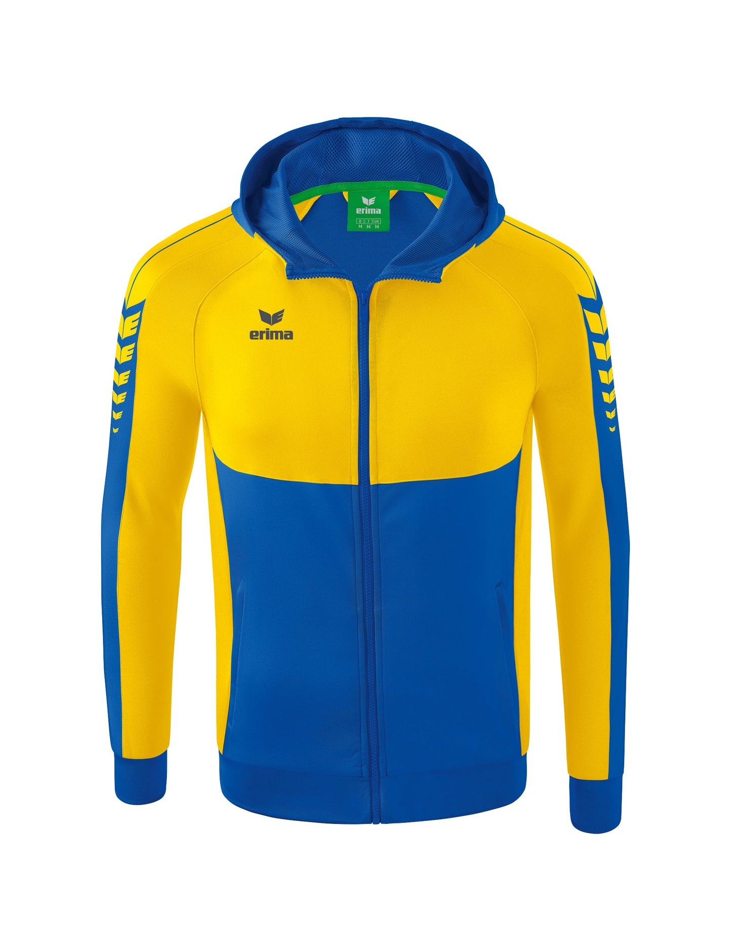 ERIMA Six Wings Trainingsjacke mit Kapuze Unisex Blau