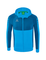 ERIMA Six Wings Trainingsjacke mit Kapuze Unisex Blau