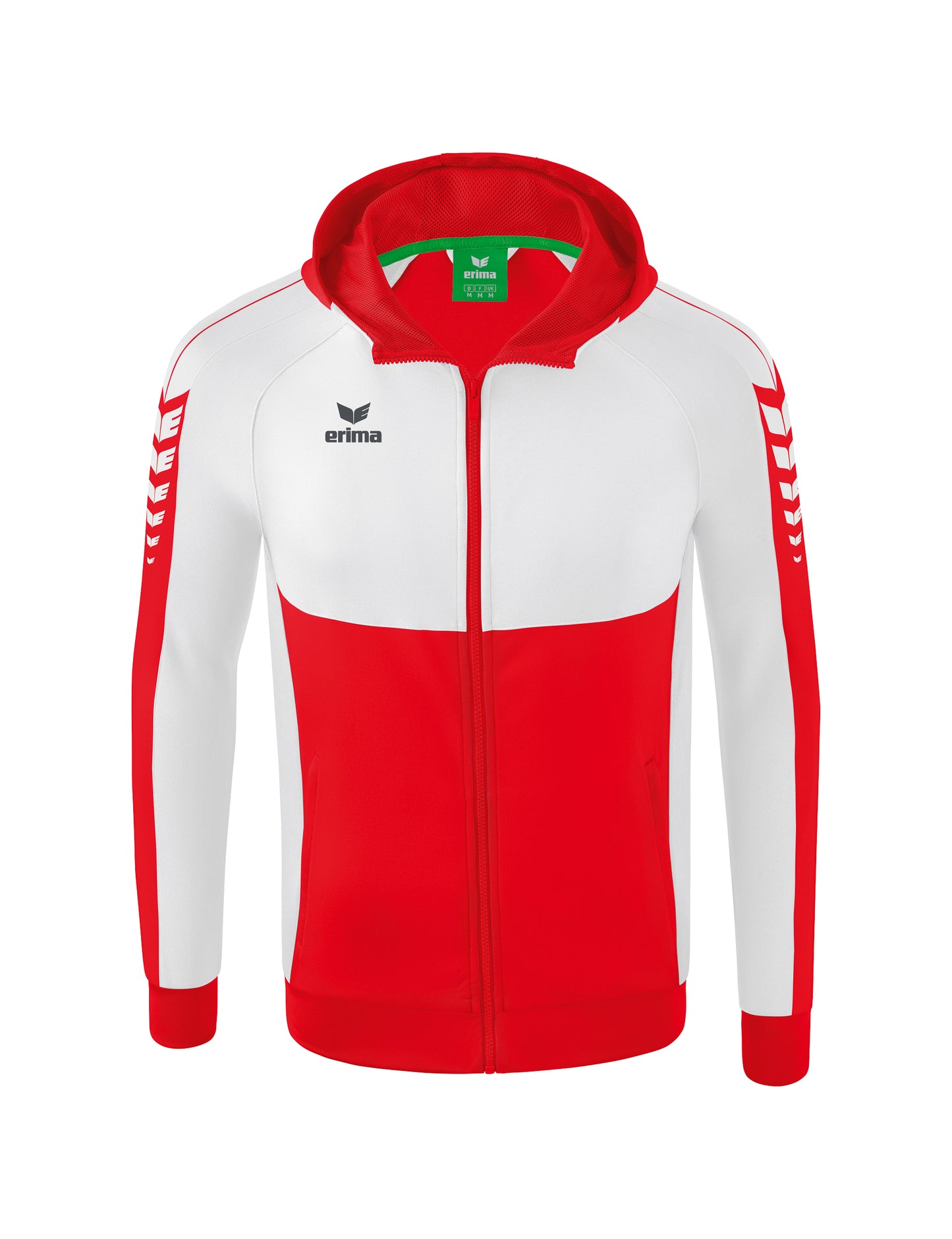 ERIMA Six Wings Trainingsjacke mit Kapuze Kinder Rot