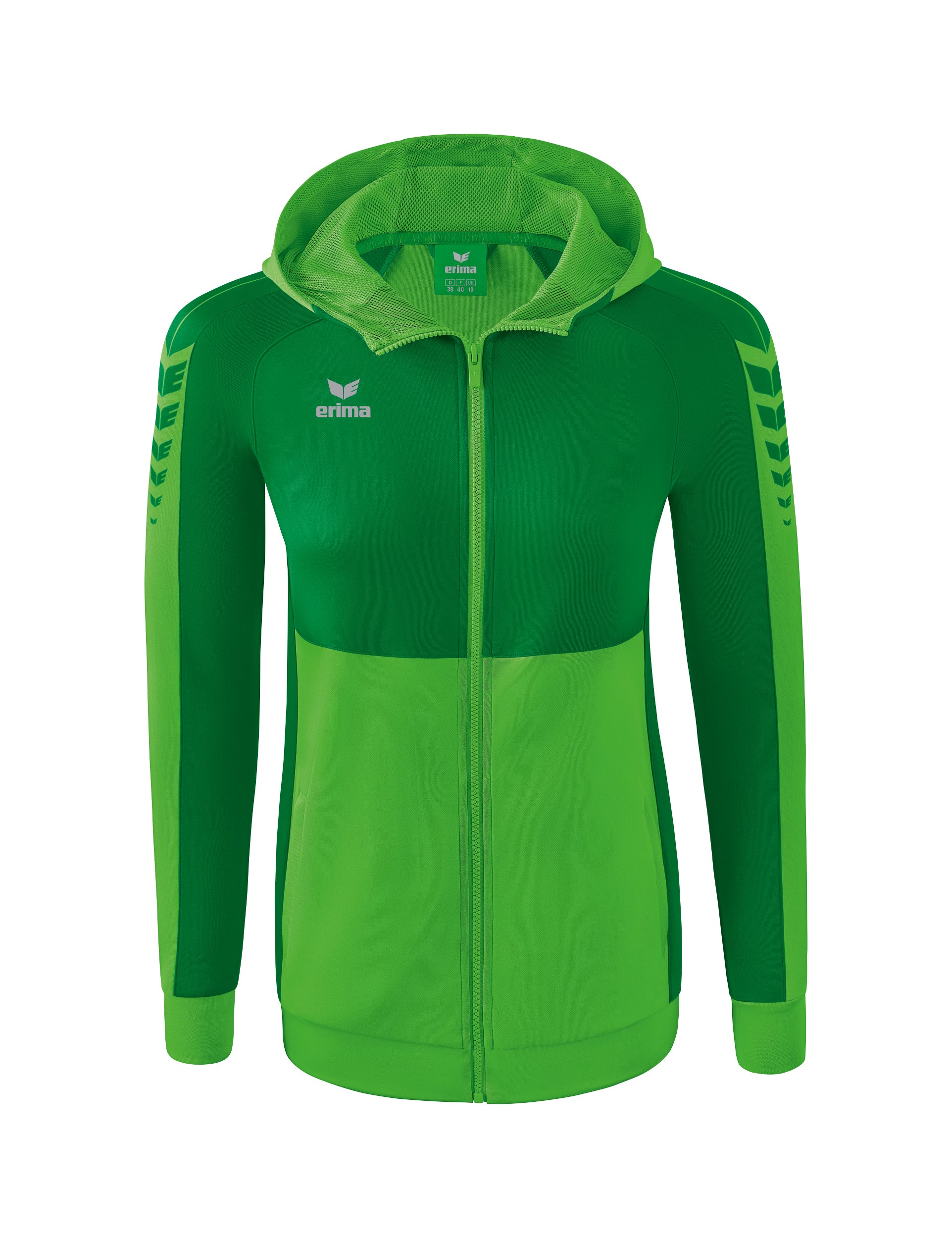 ERIMA Six Wings Trainingsjacke mit Kapuze Damen Grün