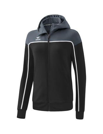 ERIMA CHANGE Trainingsjacke mit Kapuze Damen Schwarz