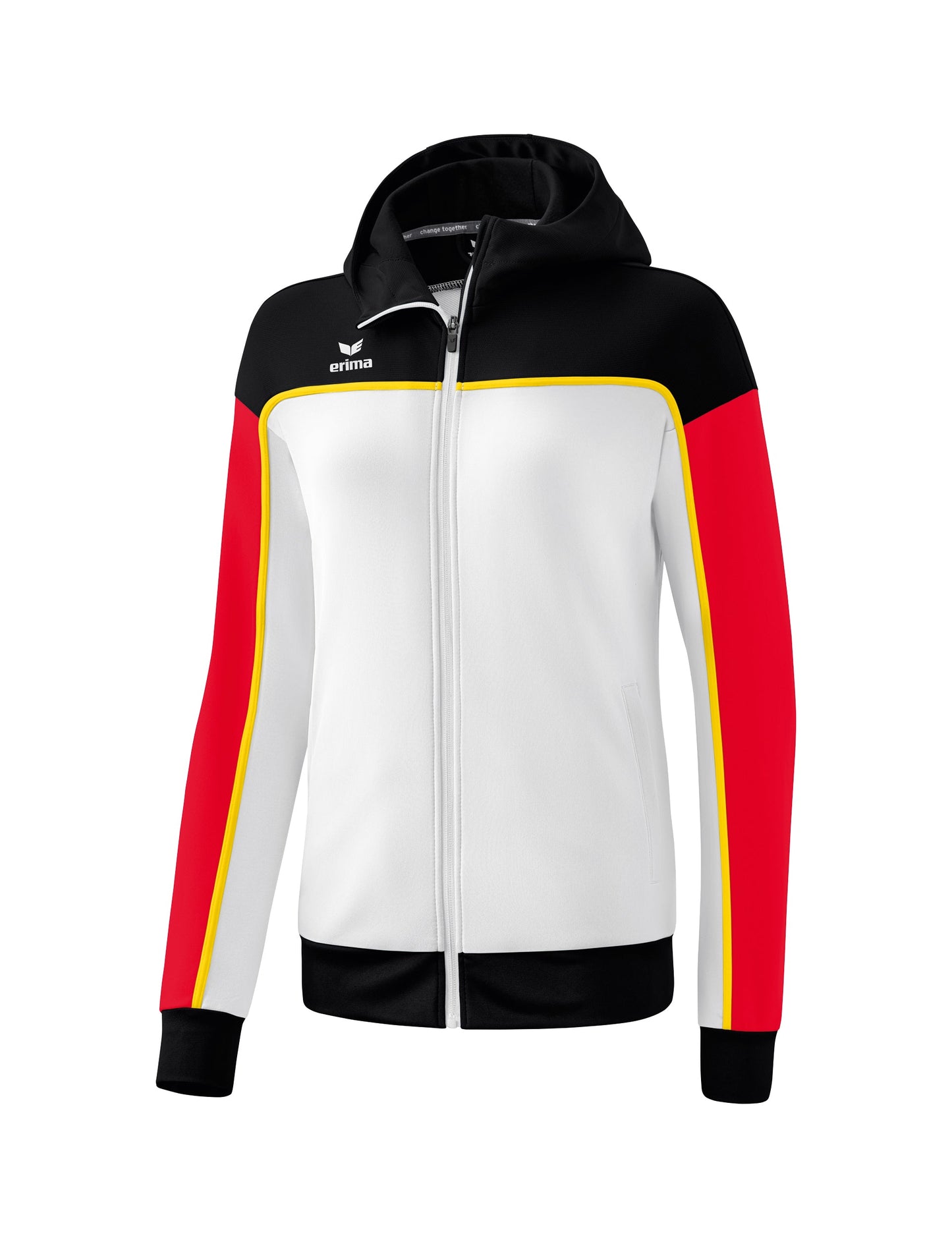 ERIMA CHANGE Trainingsjacke mit Kapuze Damen Weiß