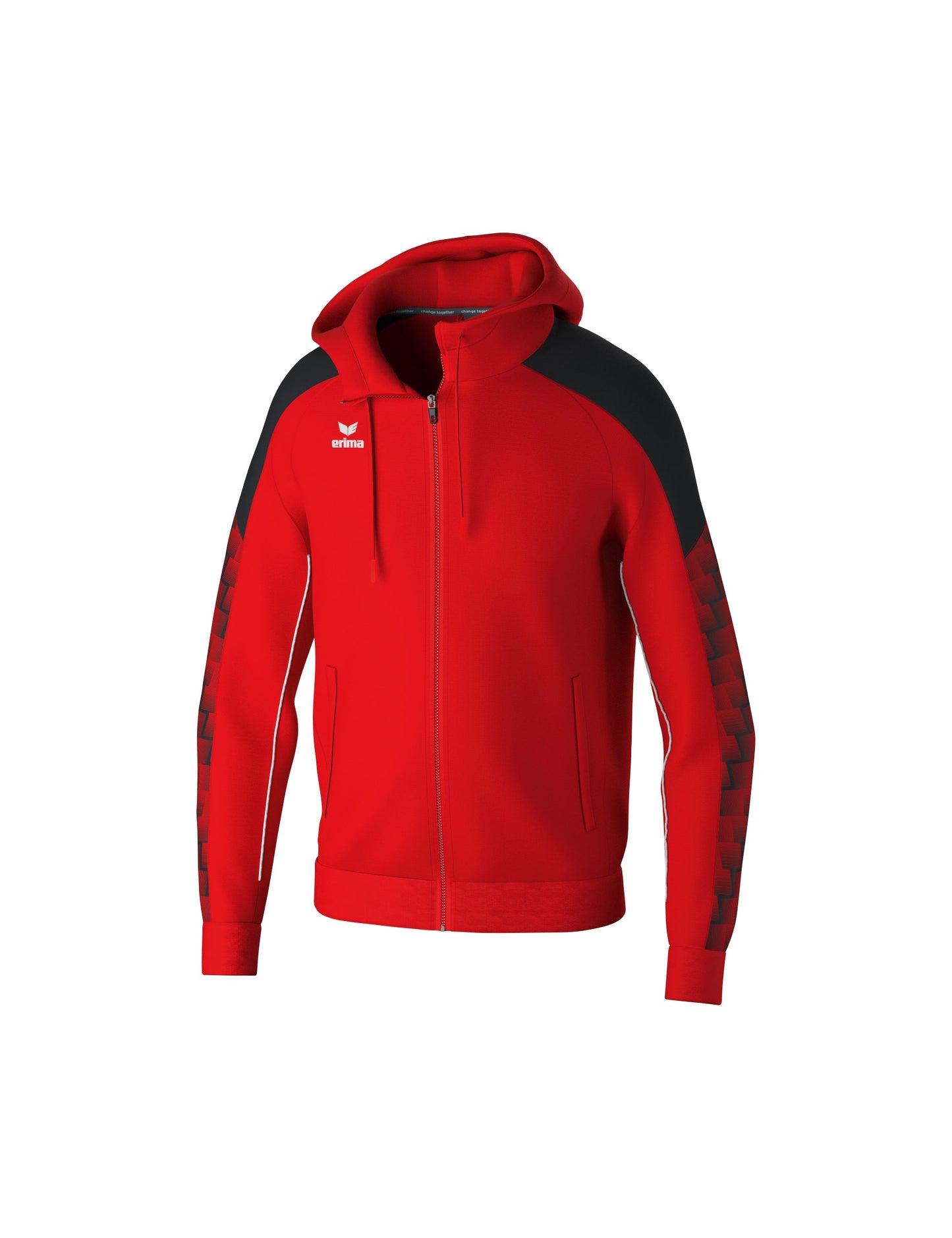 ERIMA EVO STAR Trainingsjacke mit Kapuze Unisex Rot