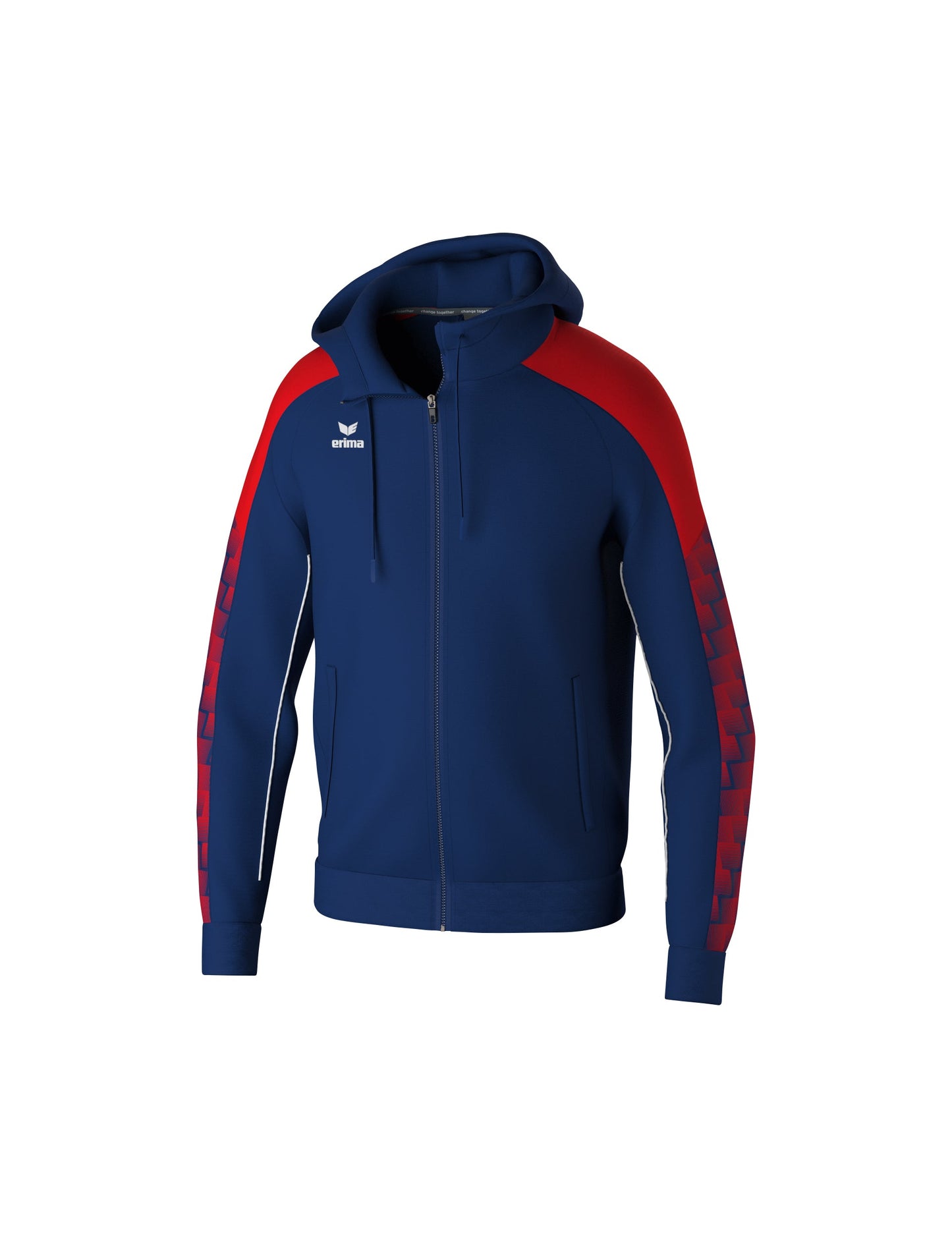 ERIMA EVO STAR Trainingsjacke mit Kapuze Unisex Blau