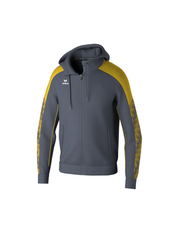 ERIMA EVO STAR Trainingsjacke mit Kapuze Unisex Grau