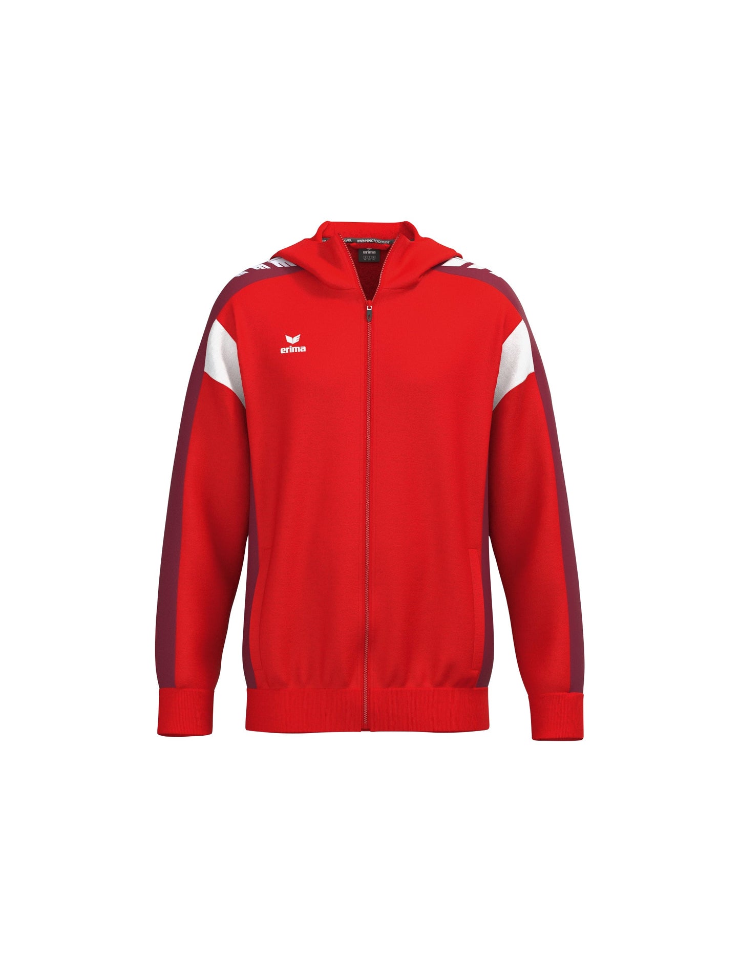 ERIMA CELEBRATE 125 Training Jacket with hood Unisex Rot