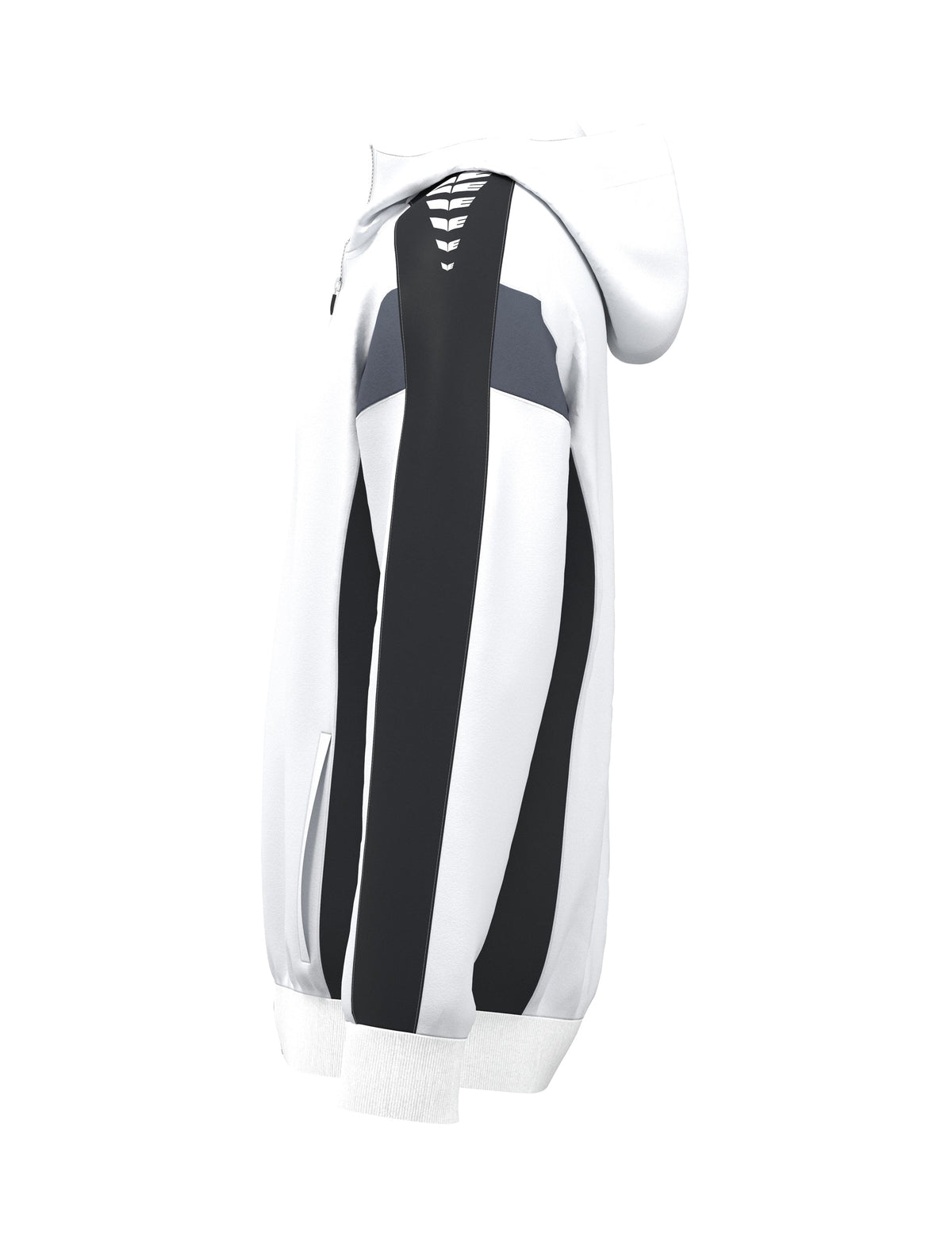 ERIMA CELEBRATE 125 Training Jacket with hood (weiß/schwarz)