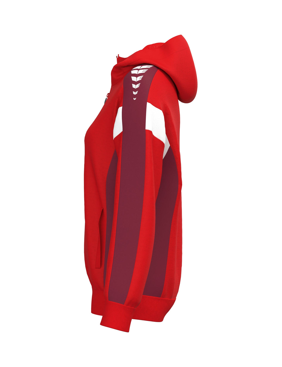 ERIMA CELEBRATE 125 Training Jacket with hood Damen (rot/new bordeaux)