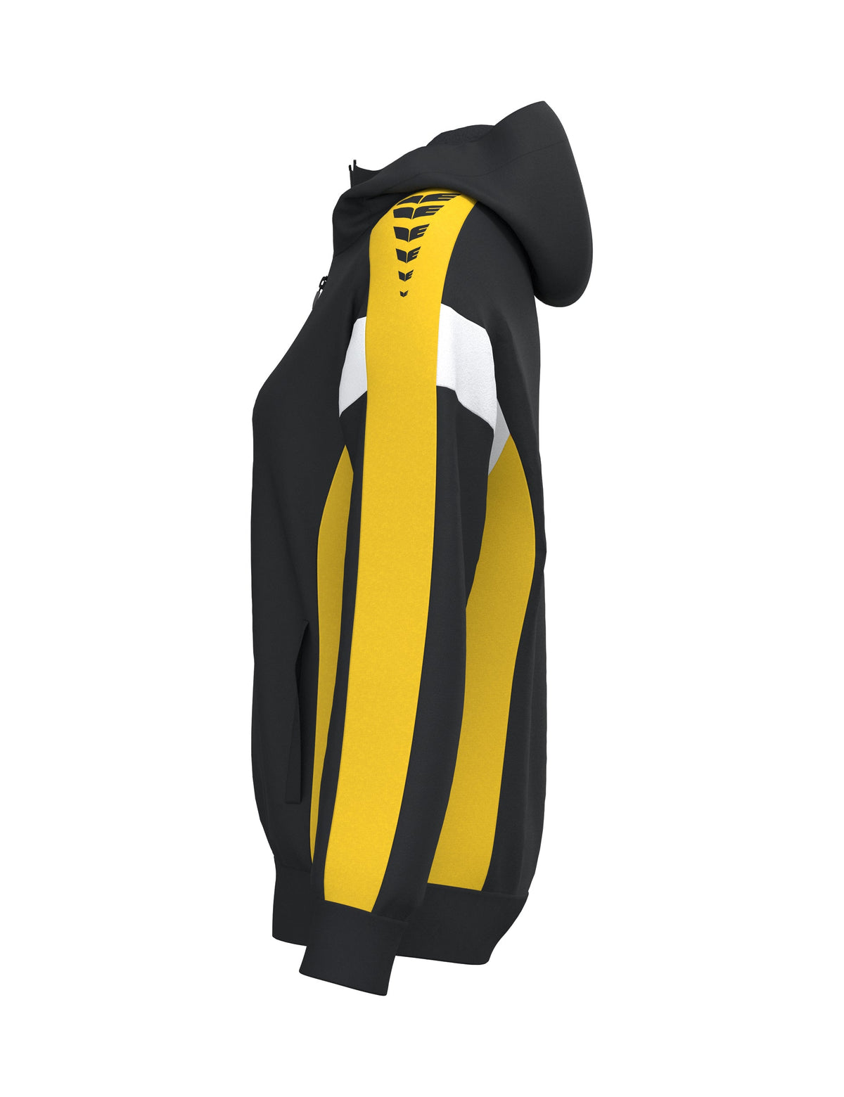 ERIMA CELEBRATE 125 Training Jacket with hood Damen (schwarz/gelb)