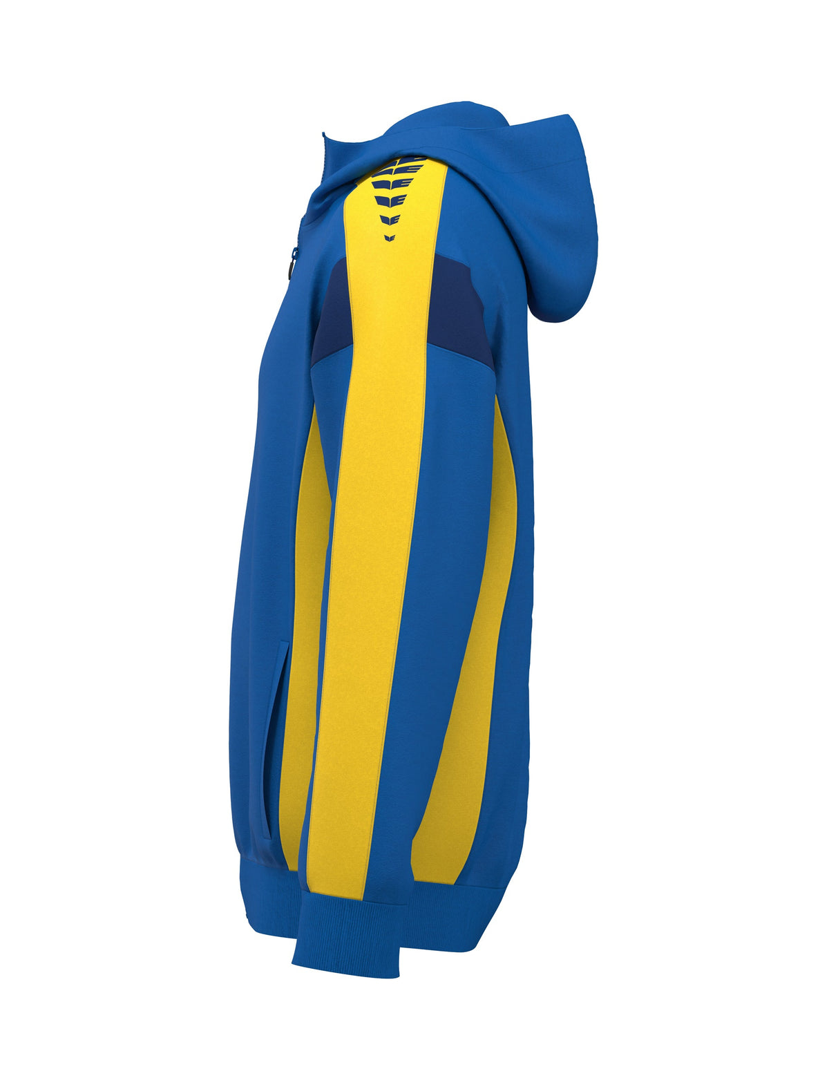 ERIMA CELEBRATE 125 Training Jacket with hood (new royal/gelb)