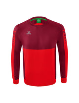 ERIMA Six Wings Sweatshirt Kinder Rot