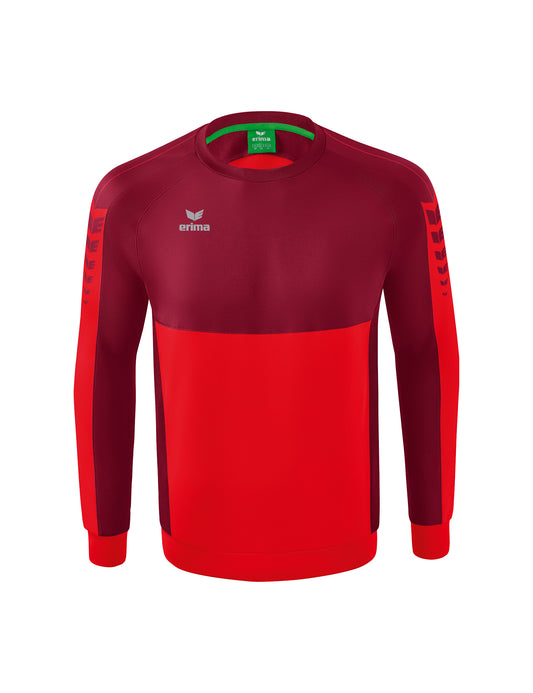 ERIMA Six Wings Sweatshirt Kinder Rot