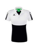 ERIMA Six Wings Poloshirt Damen Schwarz
