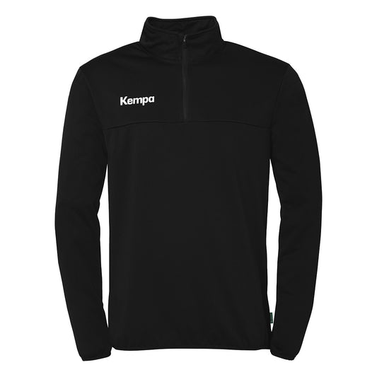 KEMPA 1/4 Zip Top Kind Schwarz