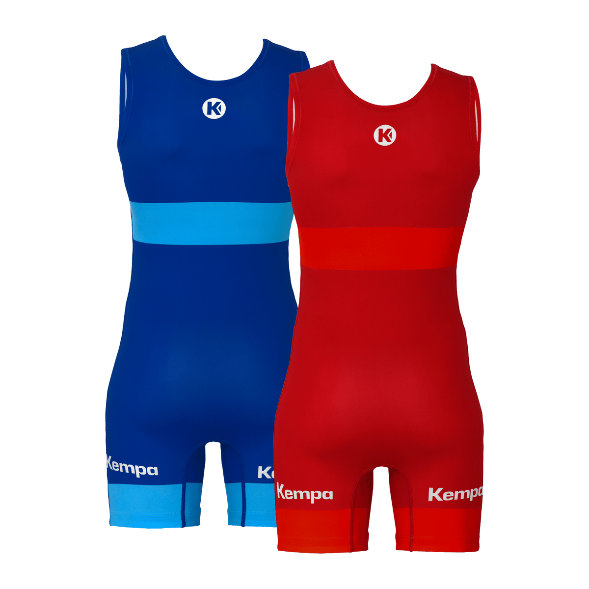 KEMPA Wrestling Singlet 2-Set Damen (royal/rot)