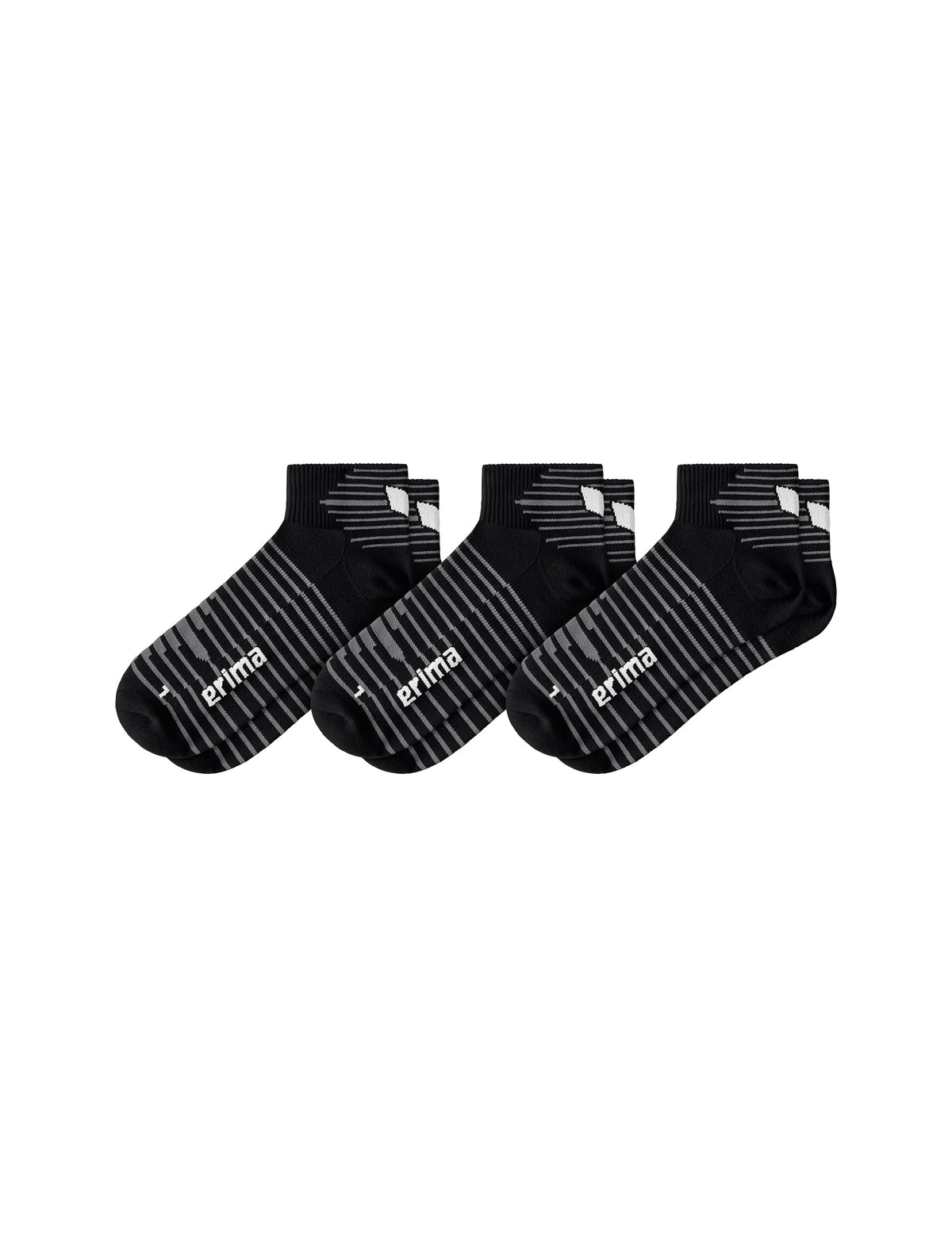 ERIMA 3-Pack Kurzsocken (schwarz)