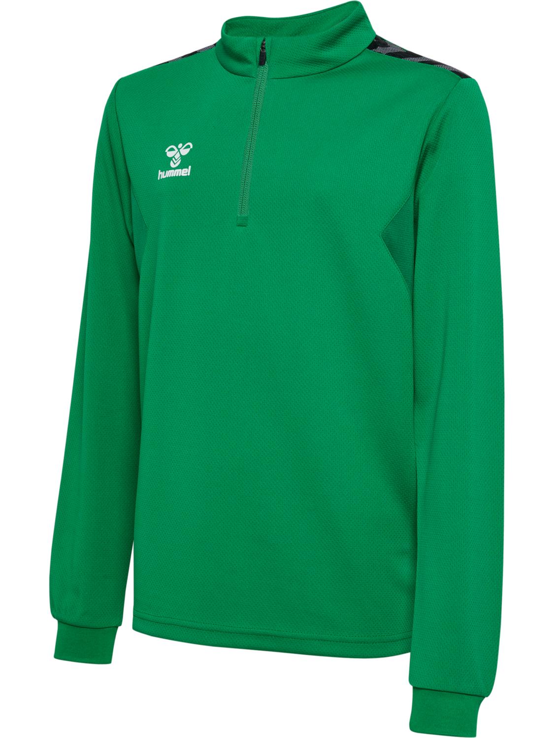 HUMMEL Authentic Half Zip Sweat Unisex Kind Grün