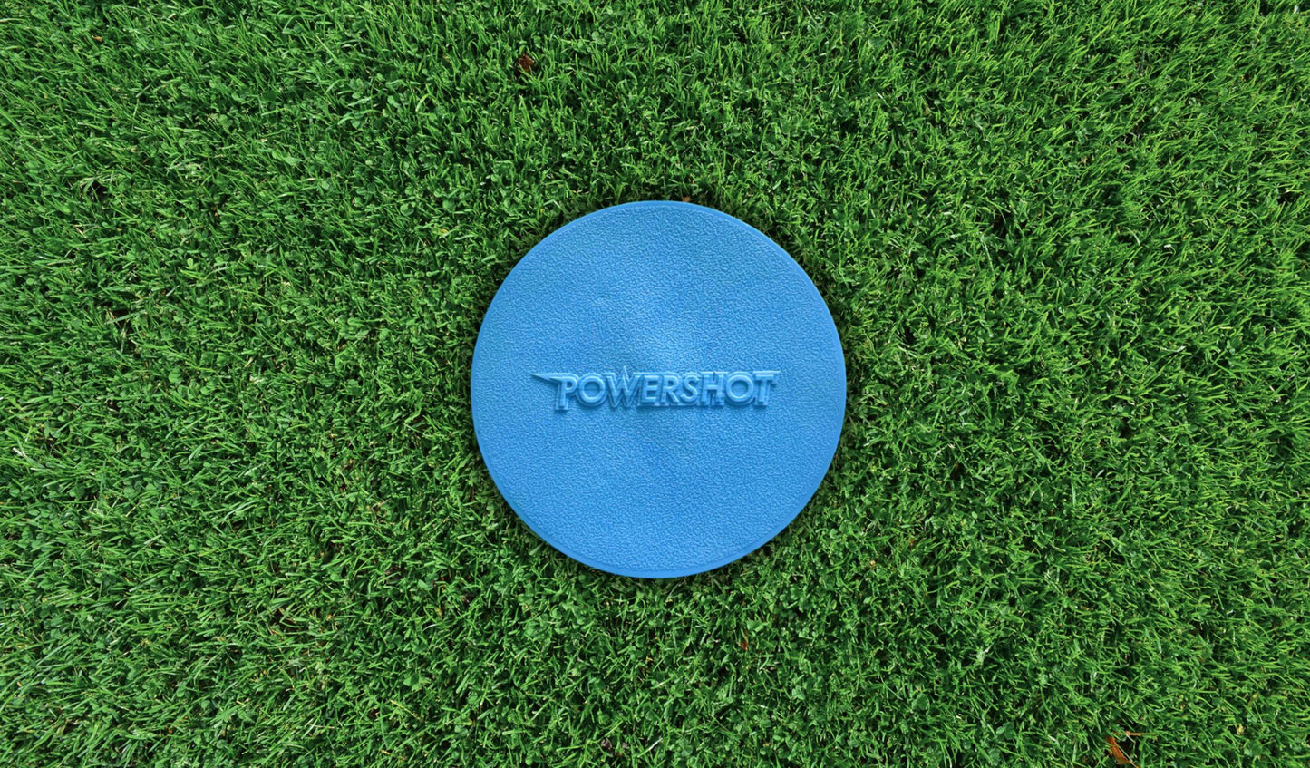 Powershot 12er-Set Markierungsscheiben 20cm Ø Blau