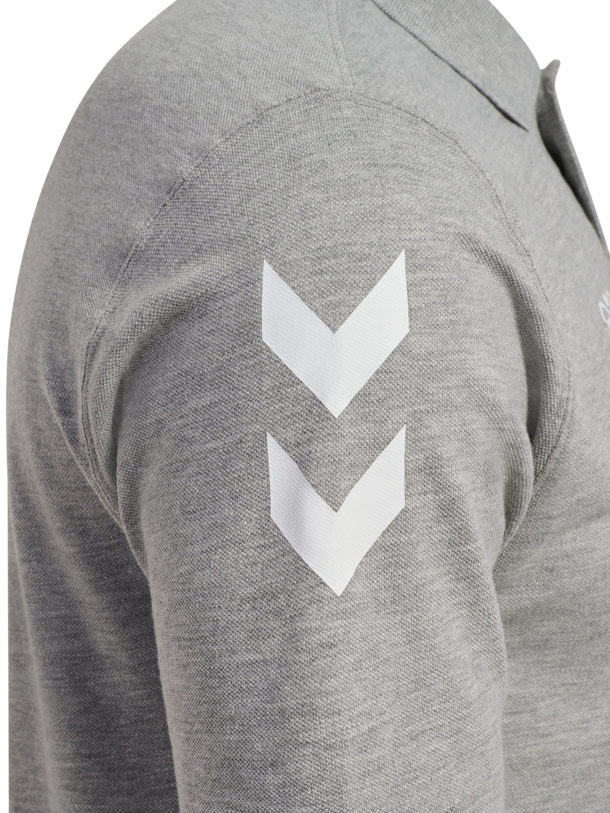 HUMMEL Go 2.0 Chevron Polo (grey melange)