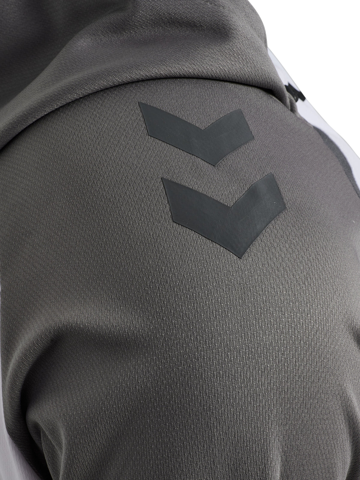 HUMMEL Lead 2.0 Zip Hoodie (white/steel gray)