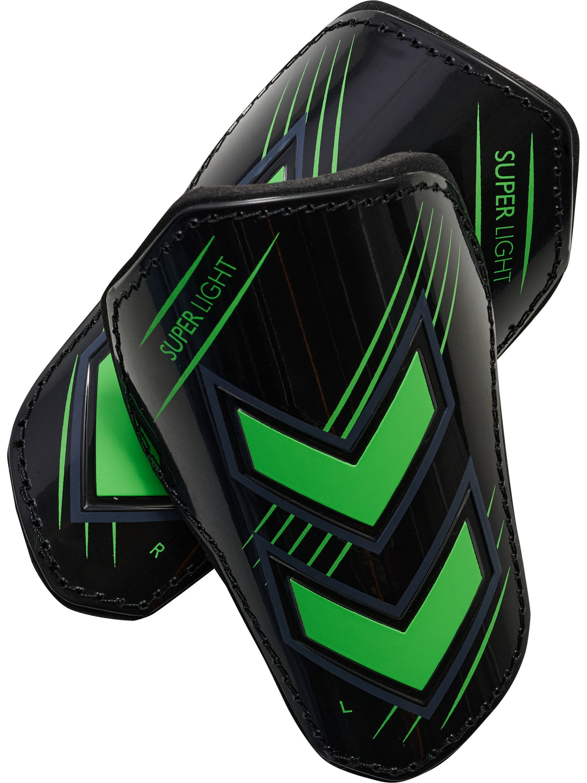 HUMMEL Shin Guards Super Light (black/green gecko)