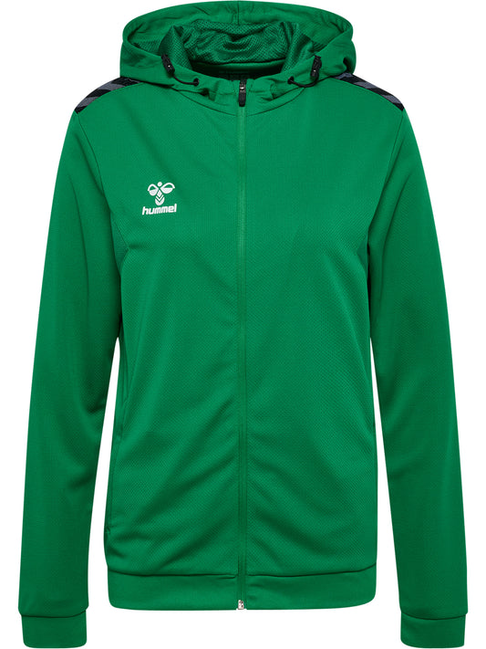 HUMMEL Authentic Pl Zip Hoodie Damen Grün