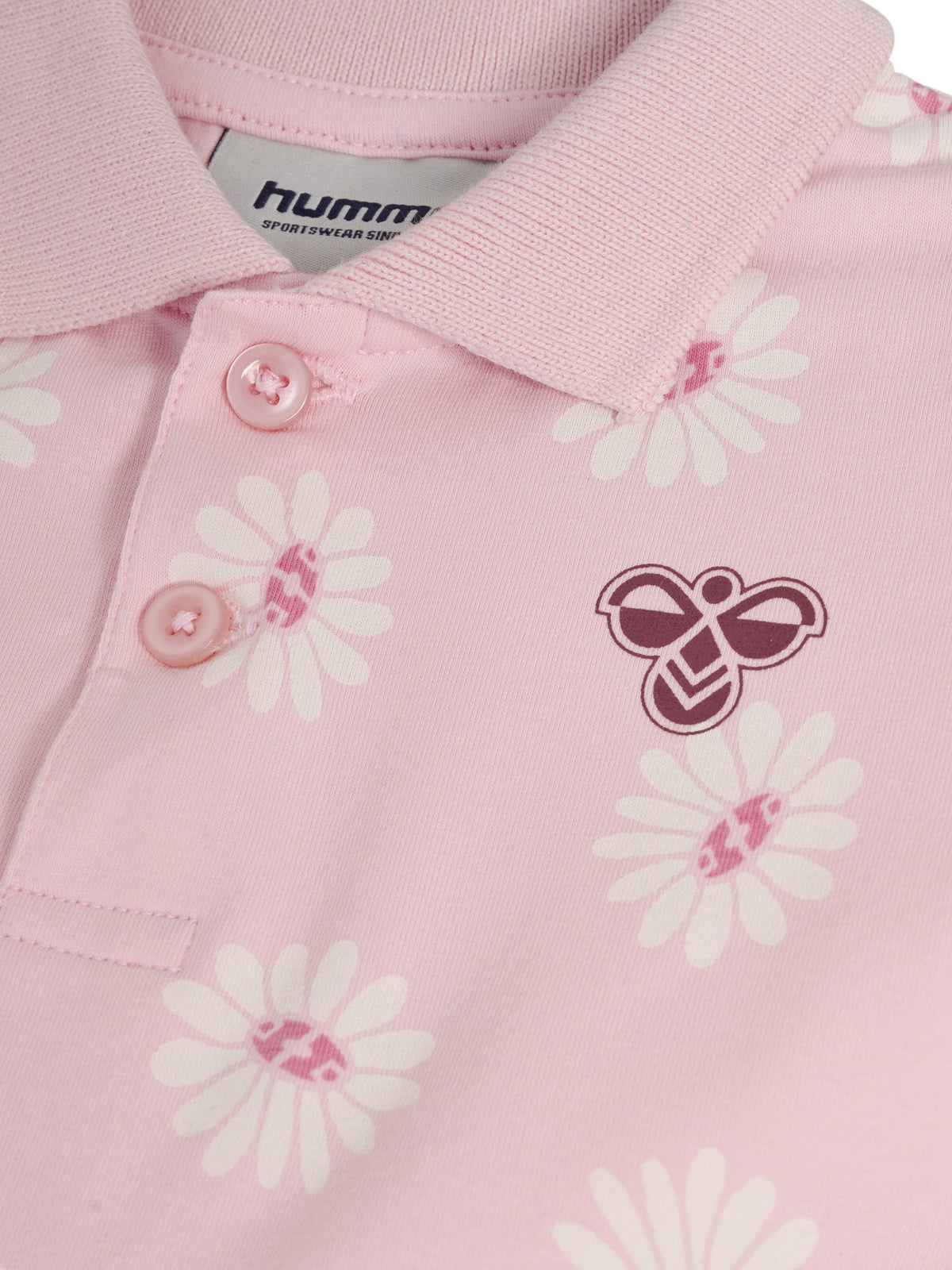 HUMMEL Mini Reg Flower Polo Dress S/S Kind (pale lilac)