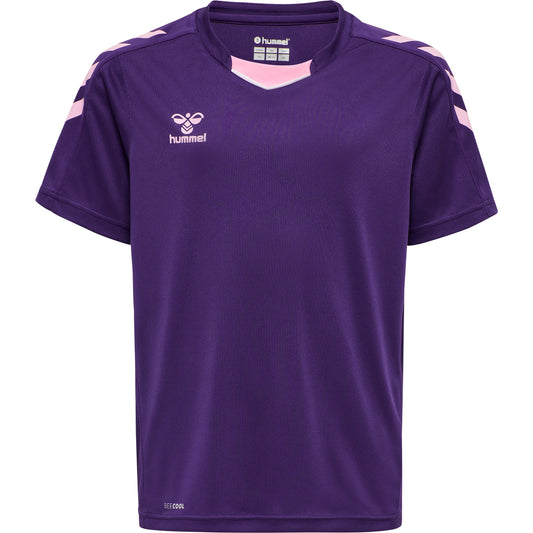 HUMMEL Core Xk Poly Jersey S/S Unisex Kind Violett