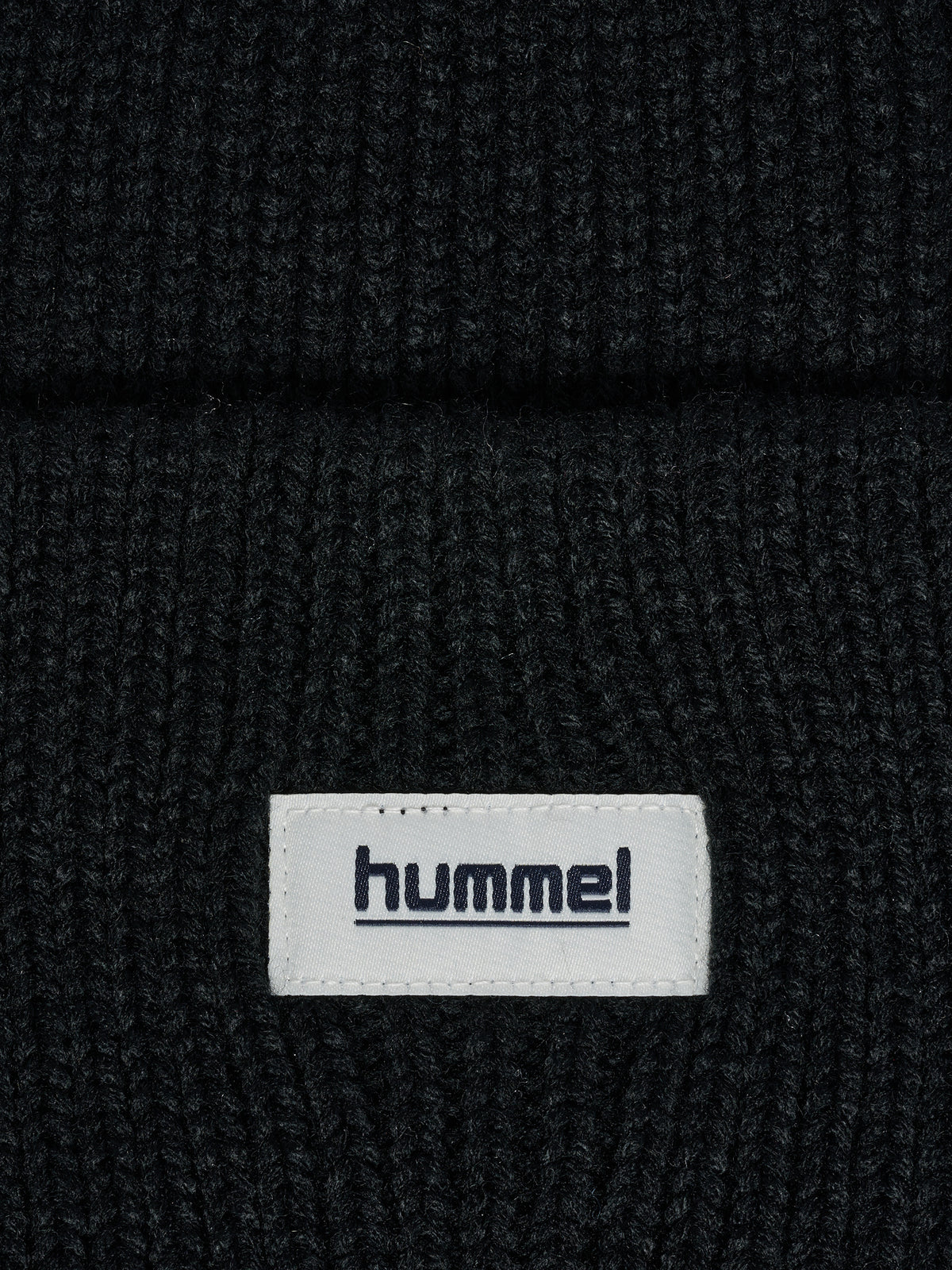 HUMMEL Heavy Rib Knit Beanie Kind (black)