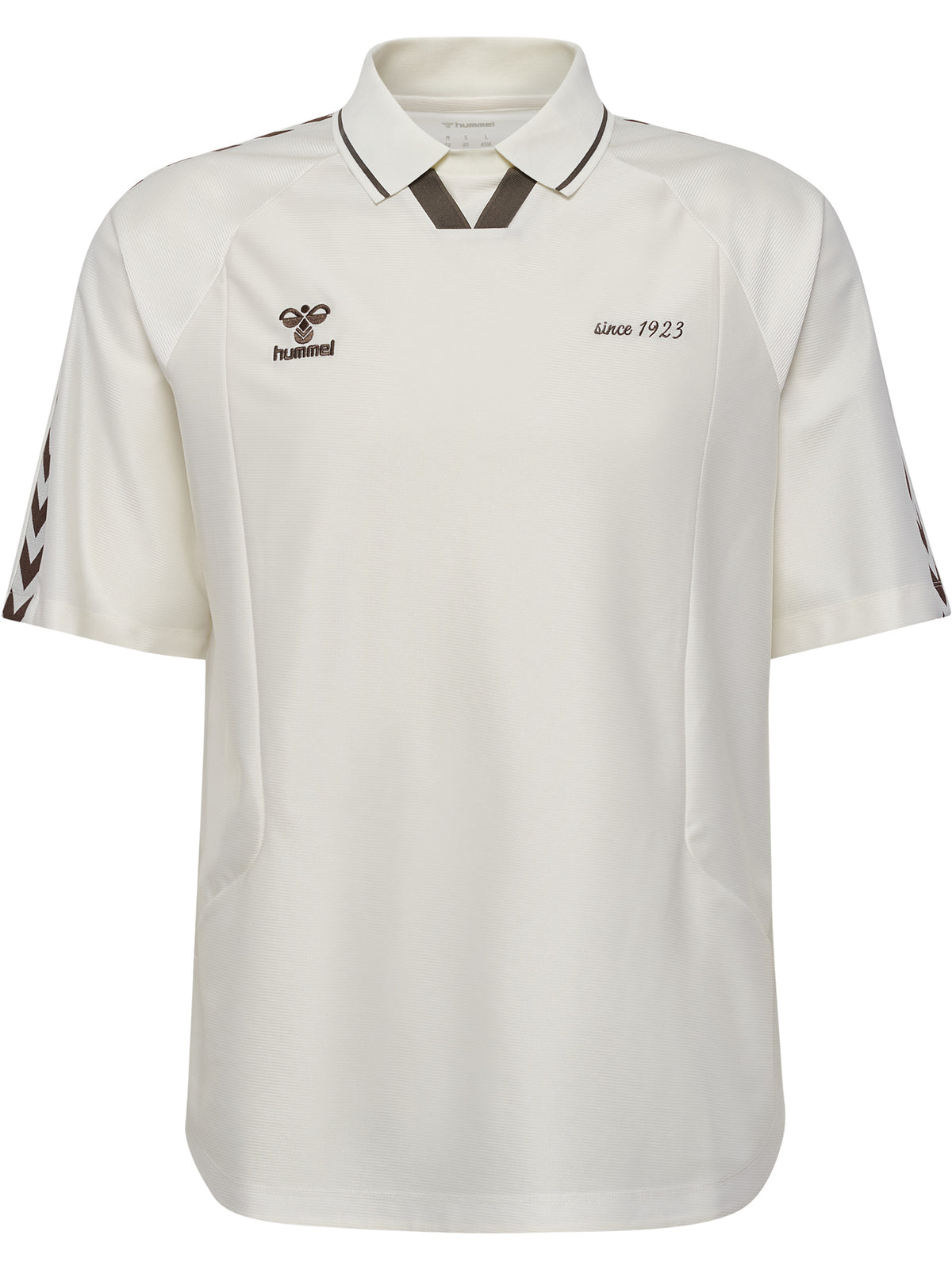 HUMMEL Root Soccer Jersey S/S (cannoli cream)