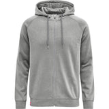 HUMMEL Red Classic Zip Hoodie Herren Grau