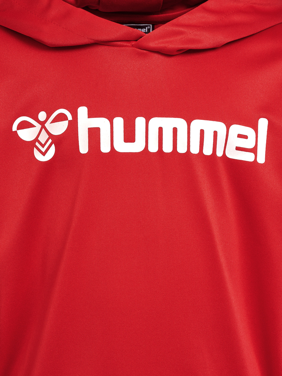 HUMMEL Logo Hoodie Kind (true red)